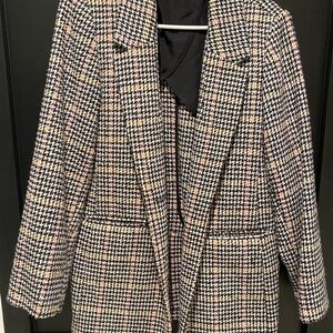 Women's Houndstooth Coat